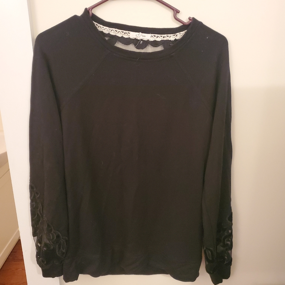 Maurice's xs gorgeous black sweater